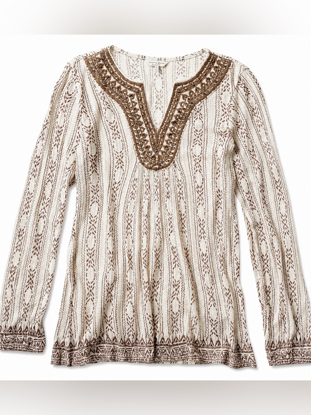 Lucky Brand drop needle top, small